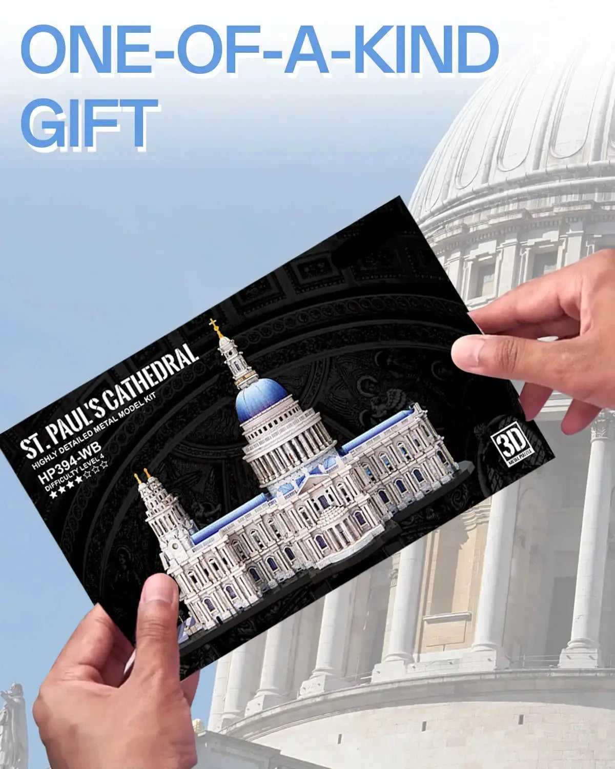St. Paul's Cathedral 3D Metal Model Kit Model to assemble