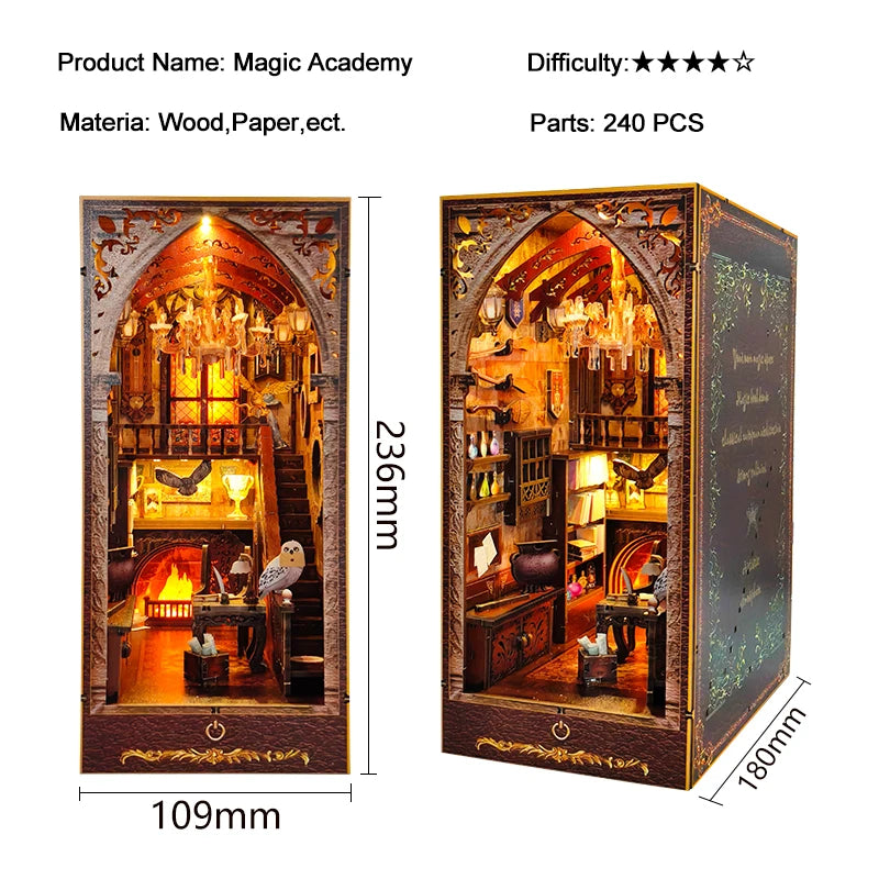 Magic Academy Figurines Miniatures Bookend - Model to assemble