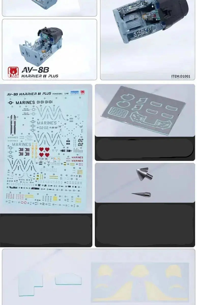AV-8B Harrier II Airplane Kit DIY - Model to assemble