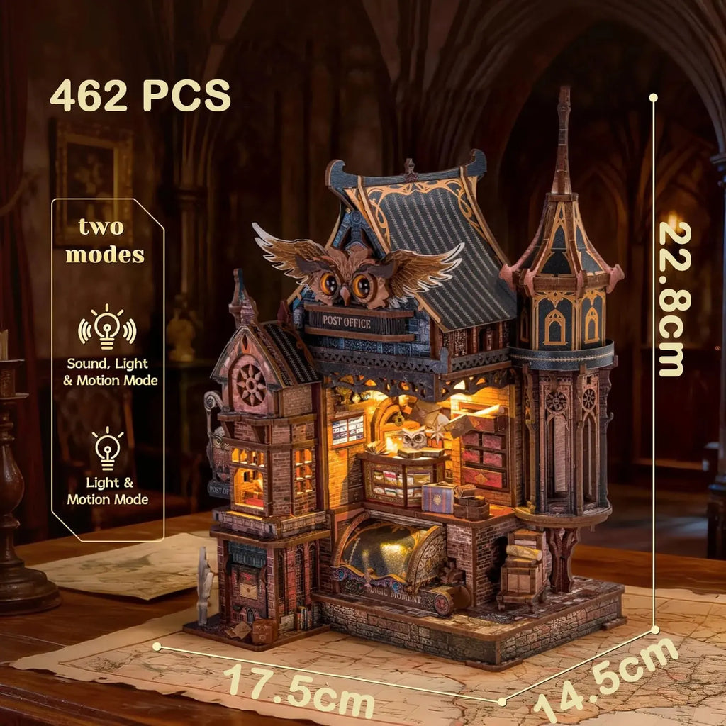 Owl Post Office DollHouse - Model to assemble