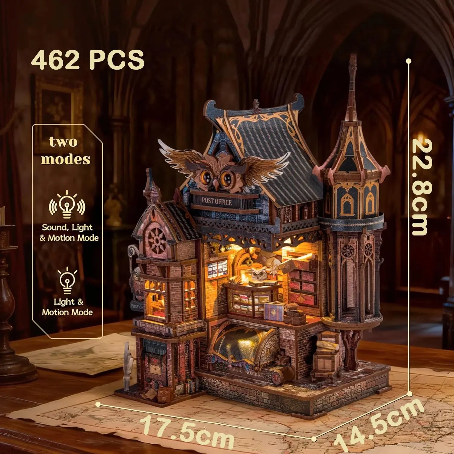 Owl Post Office DollHouse - Model to assemble