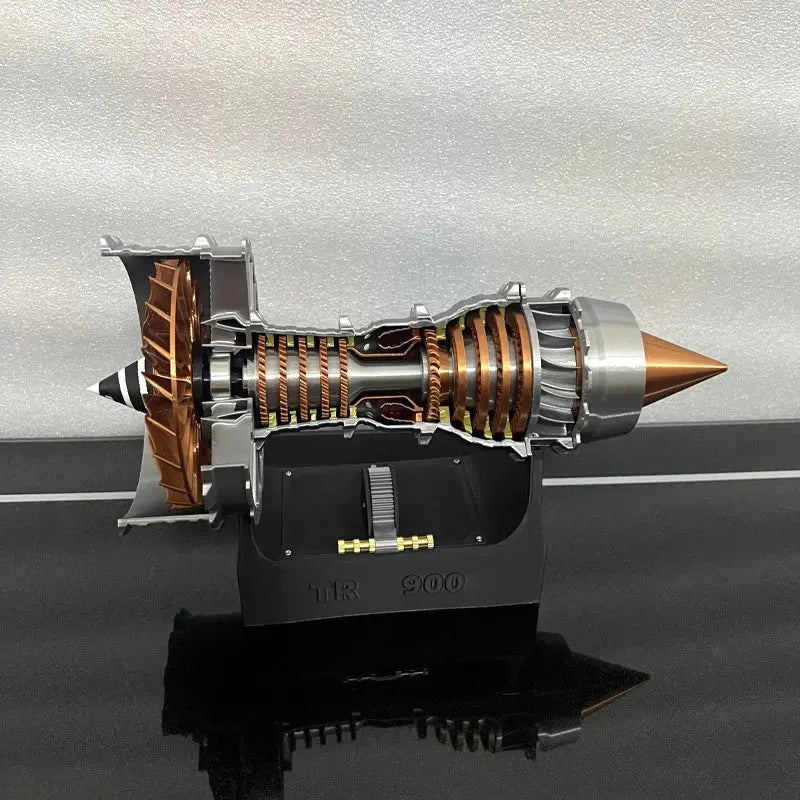 TR900 Turbofan Jet Engine Model Kit – 27cm DIY Electric Assembly Aviation Engine Toy - Model to assemble