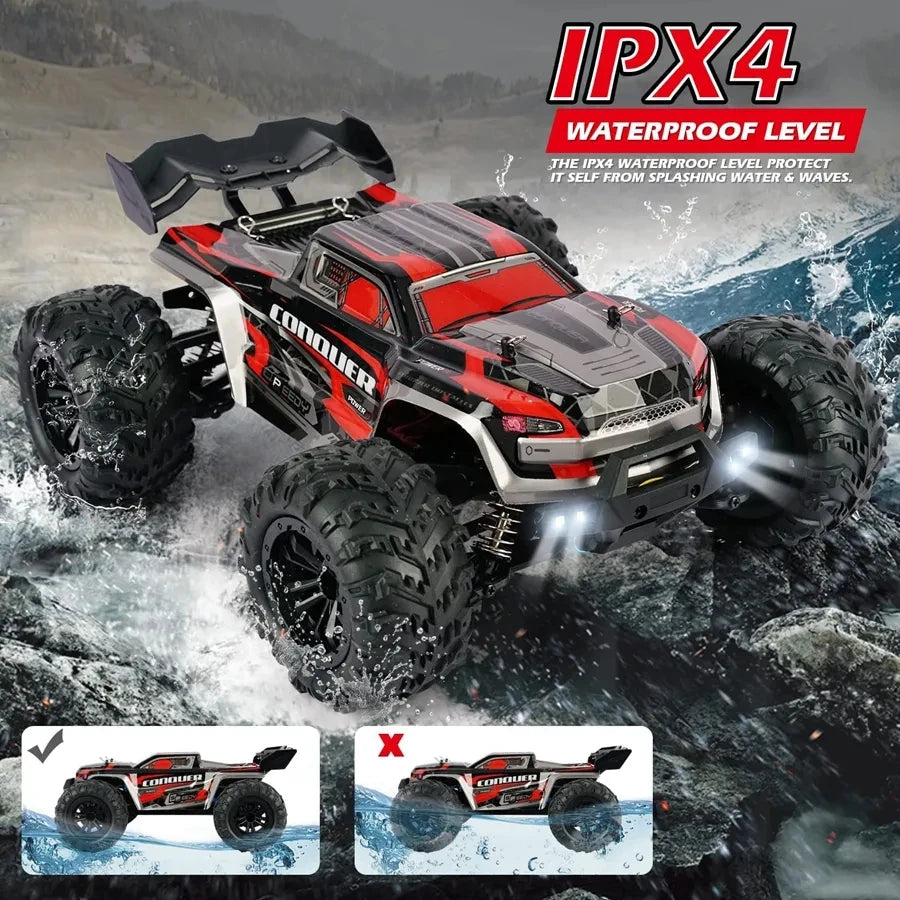 4WD Remote Control Car Off Road 4x4 RC High Speed Buggy Truck Super Brushless 50 or 80KM/H Fast Drift Racing Toy Kids Adults Model to assemble