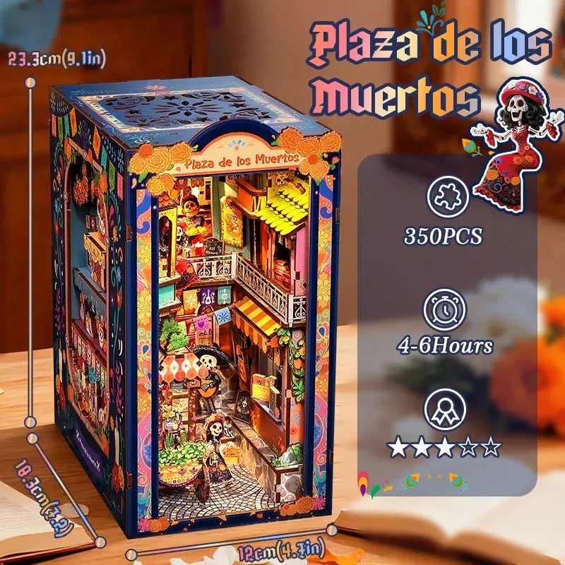 Plaza de los Muertos book nook - Model to assemble