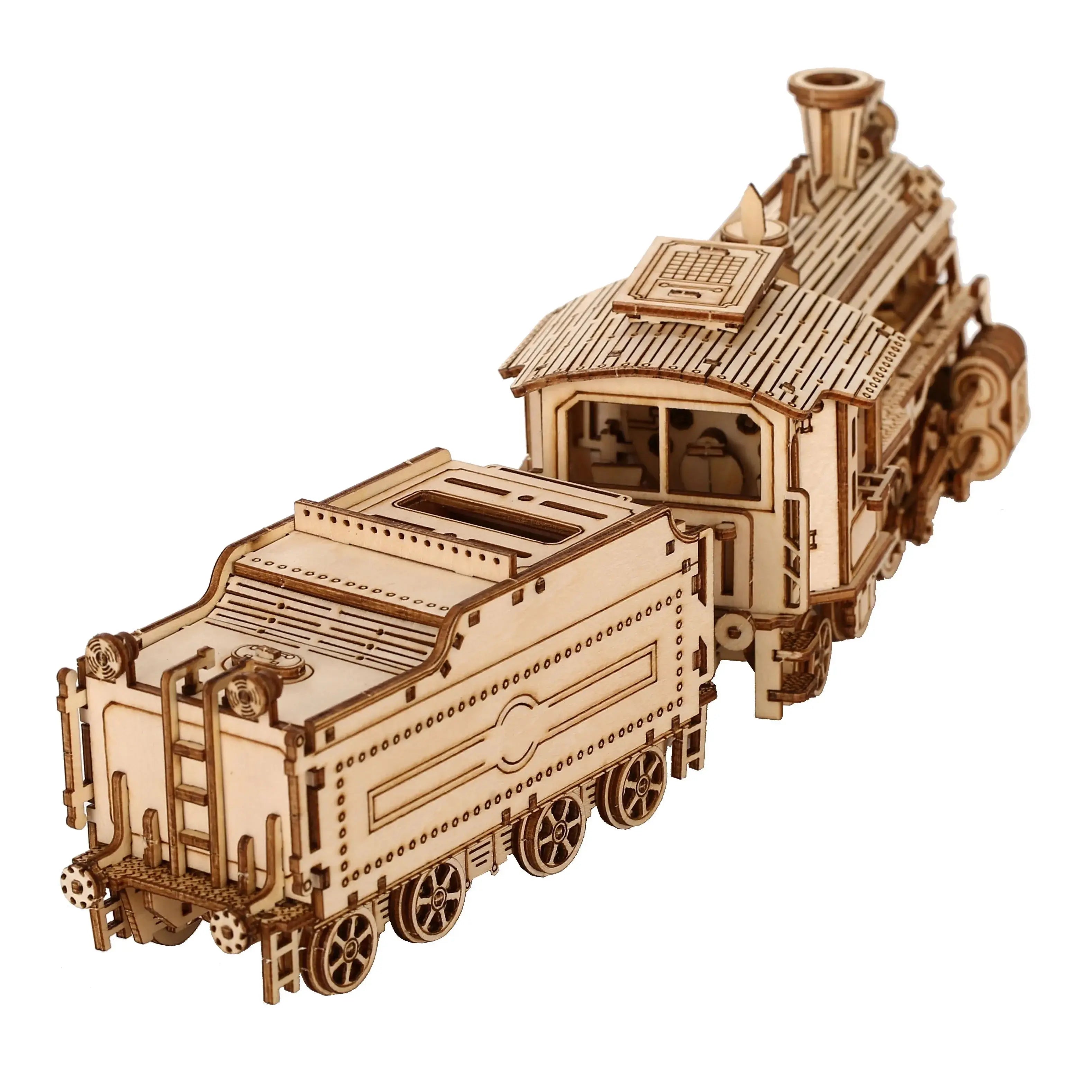 Locomotive Wooden Model Kit Model to assemble