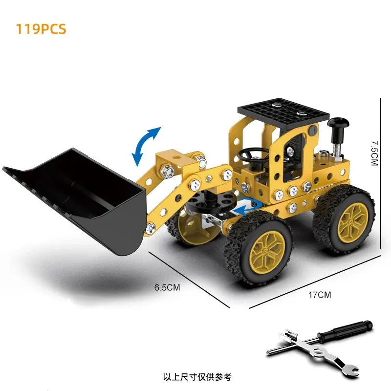Off-road Excavator Engineering Vehicle Model to assemble