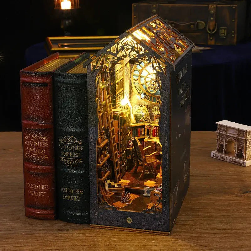 DIY bookend Kits With LED Light - Model to assemble