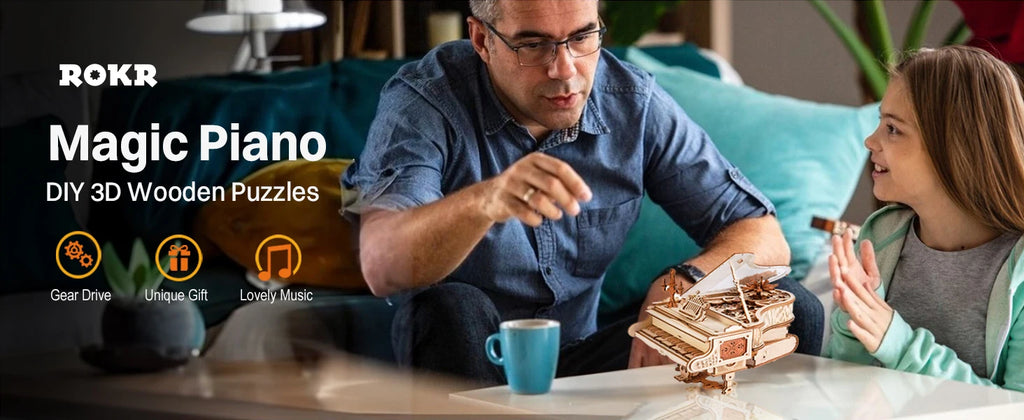 Magic Piano Mechanical Musical Instrument - Model to assemble