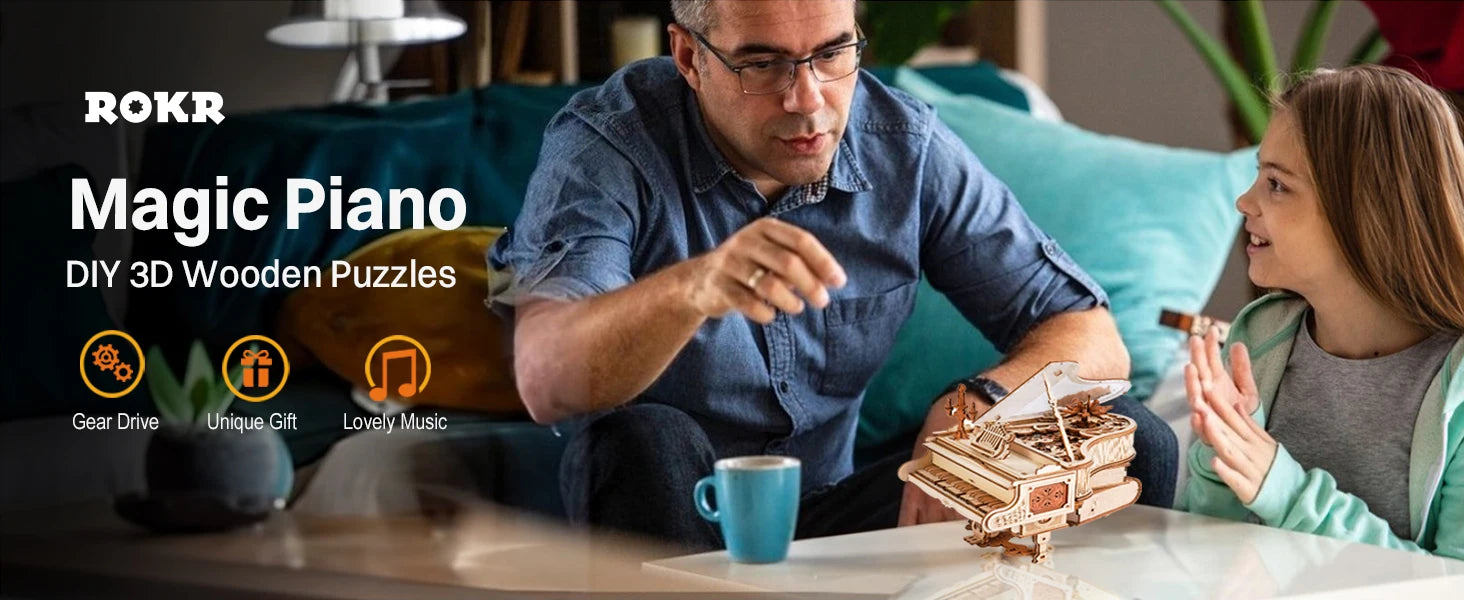 Magic Piano Mechanical Musical Instrument - Model to assemble