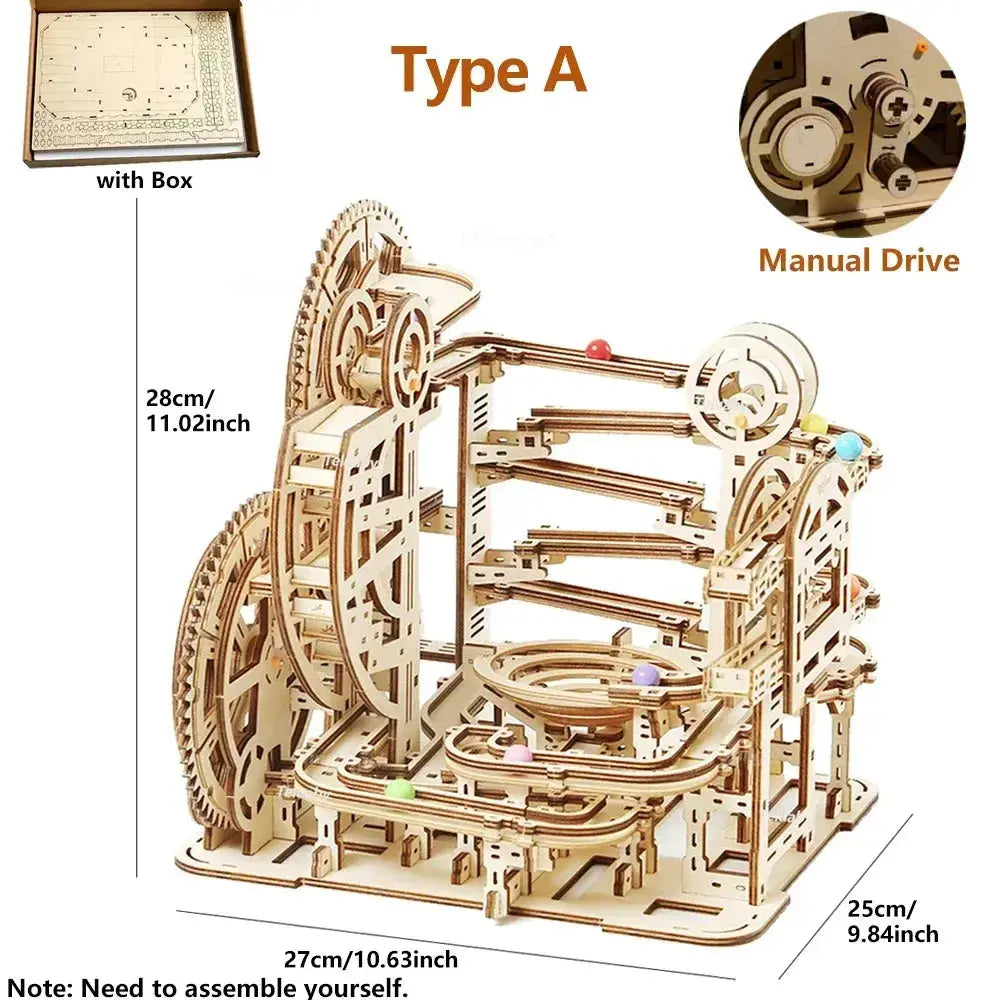 Marble Run Set DIY Assemble Building Model - Model to assemble