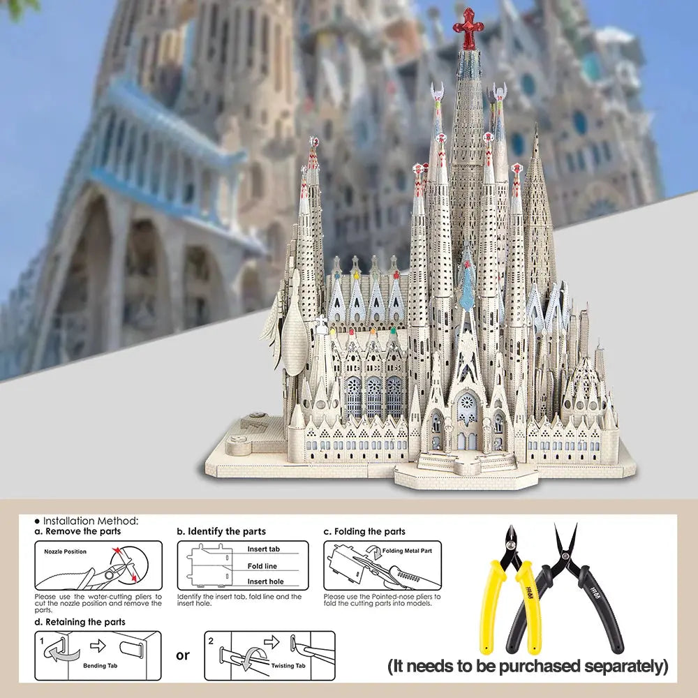 The Holy Family 3D metal puzzle - Model to assemble