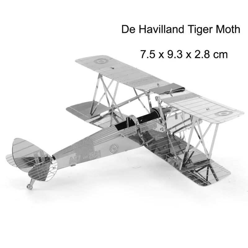 Metal Aircraft 3D Puzzle Model Kits DIY Model to assemble