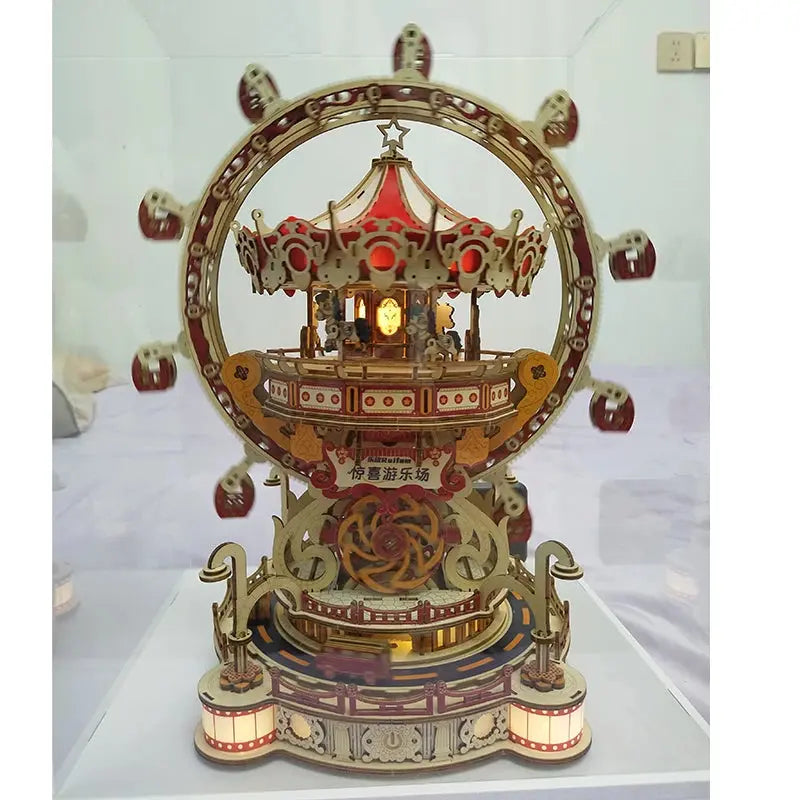 Wooden Playground Miniature Model - Model to assemble