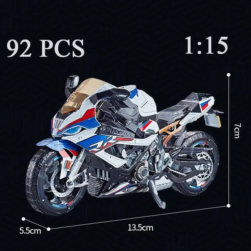 Metal Motorcycle 3D Kits DIY - Model to assemble