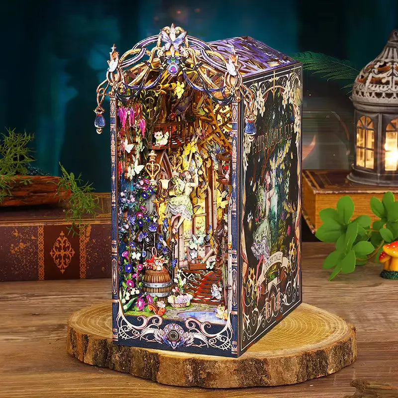 Fairy Garden Sanctuary DIY Book Nook Kit Model to assemble