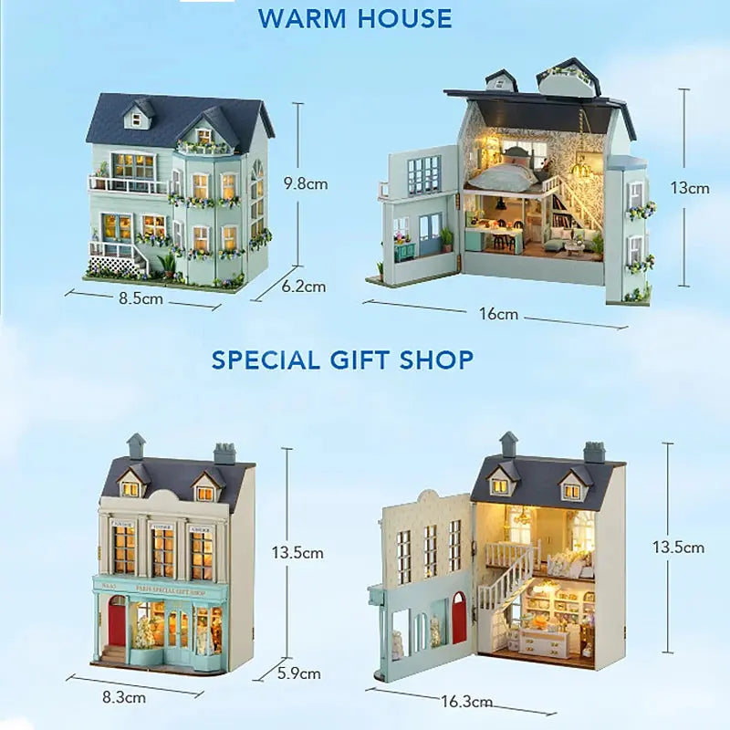 Magnificent Architectural miniature house - Model to assemble