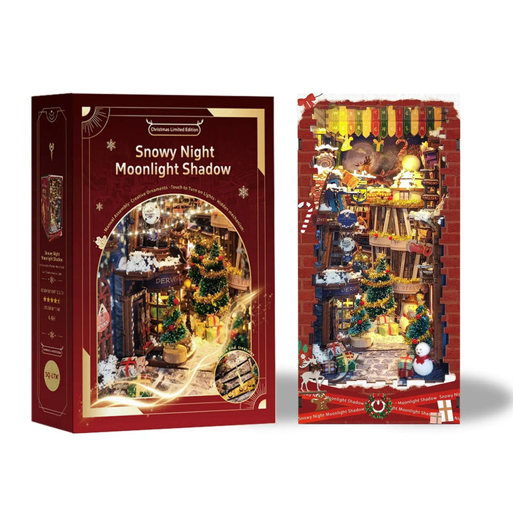 Magic Night Alley with LED lights - Model to assemble