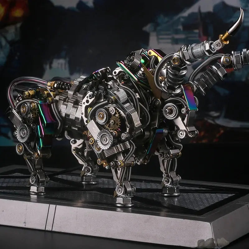 Mechanical animal Bull - Model to assemble