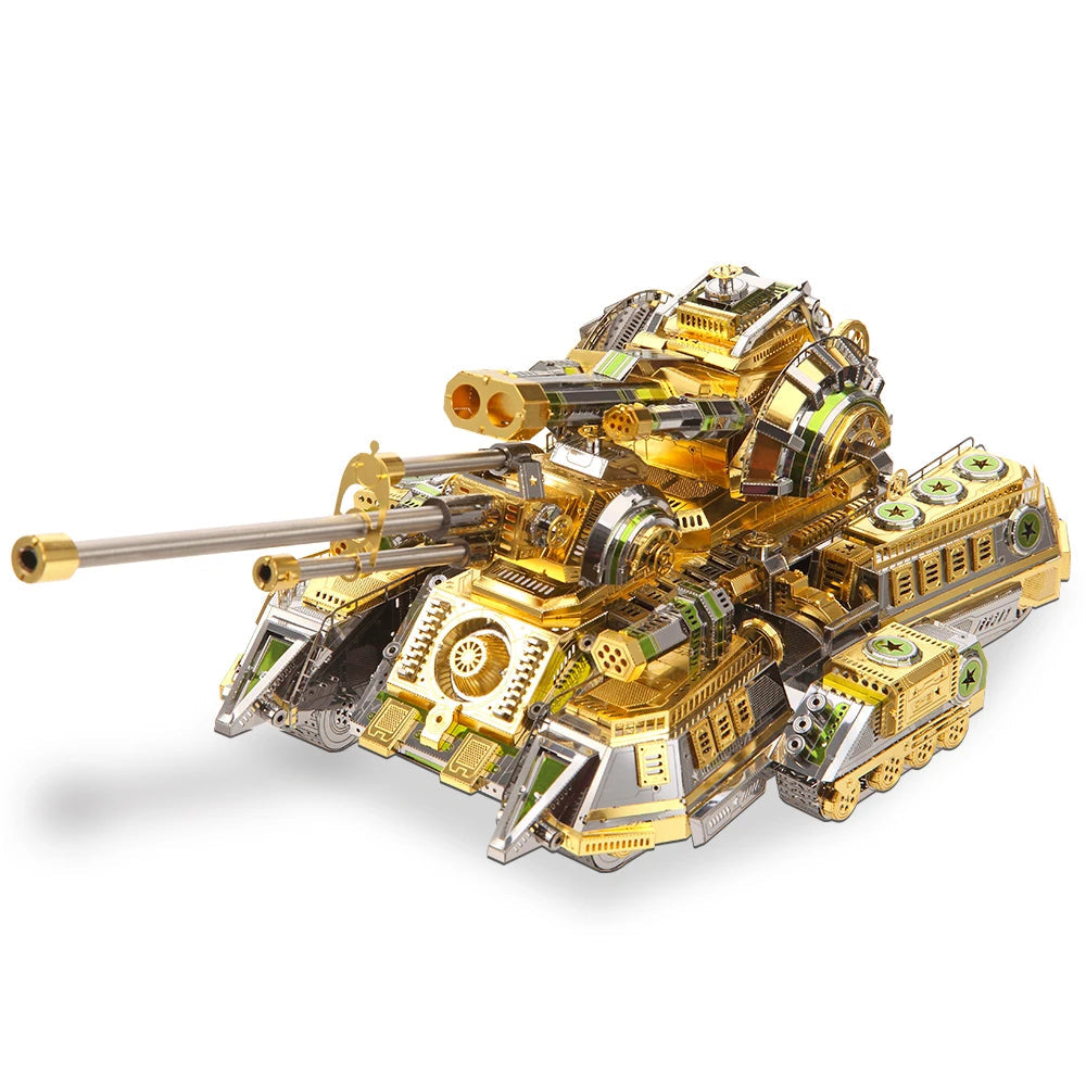 Piececool 3D Metal Puzzle Skynet Spider Superheavy Tank Model Building Kits Assembly DIY Toy for Teens Model to assemble