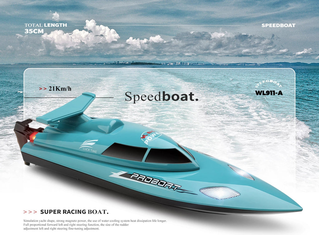 WLtoys WL916 WL912-A RC Boat 2.4Ghz 55KM/H 35KM/H High Speed Racing Watercraft Remote Control Speedboat Toys For Boys Model to assemble