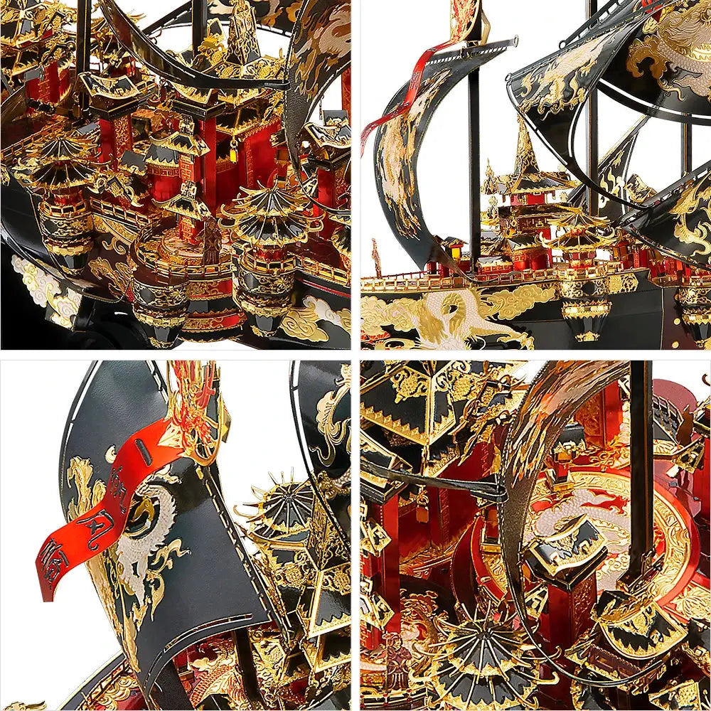 The Wind Breaker 3D Metal Ship Model Kit