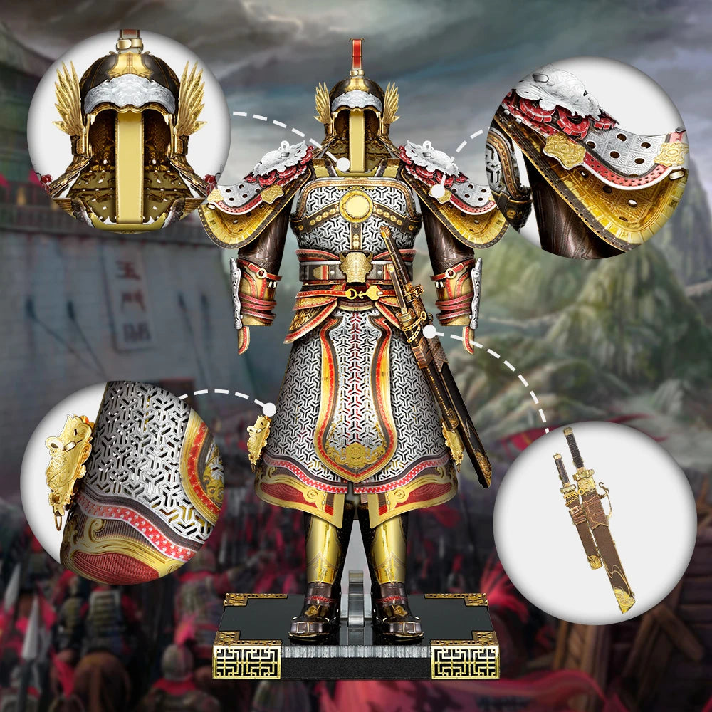 Piececool Model Building Kits a Suit of Armour Kit 3D Metal Puzzles DIY Toys for Adult Jigsaw Collection Birthday Gifts Model to assemble