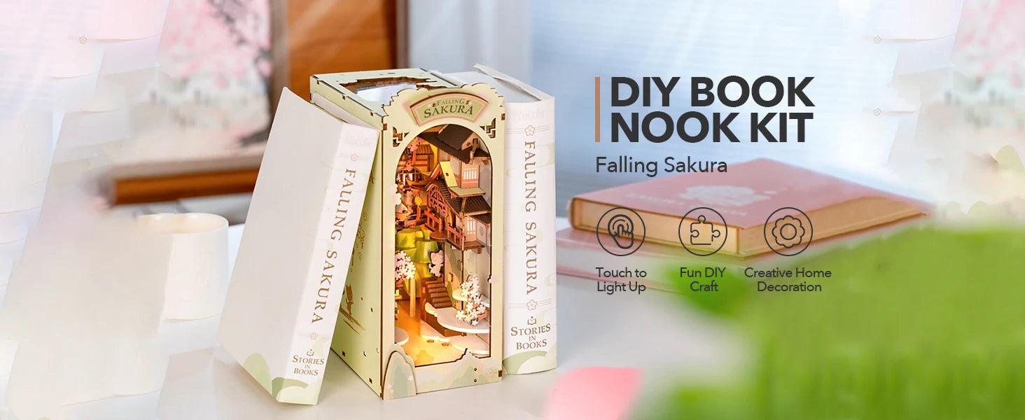 Doll House for Bookshelf - Model to assemble