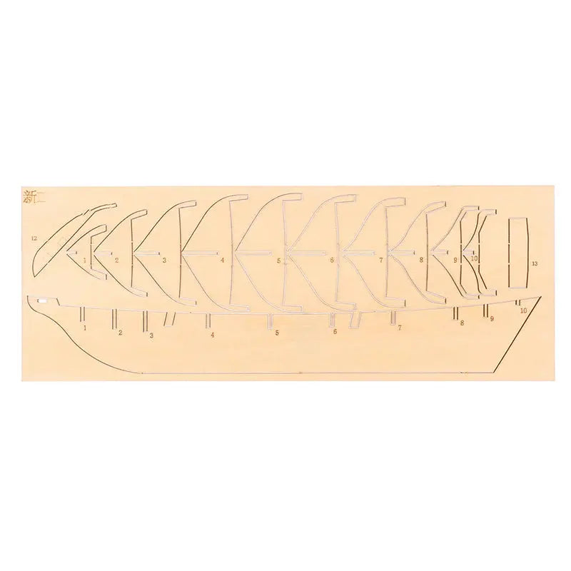 1:70 New Port Wooden Sailing Boat Model Kit Model to assemble