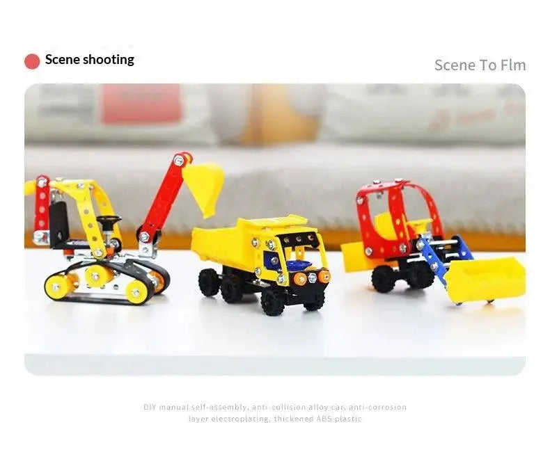 Metal Off-Road Vehicle Building Blocks - Model to assemble