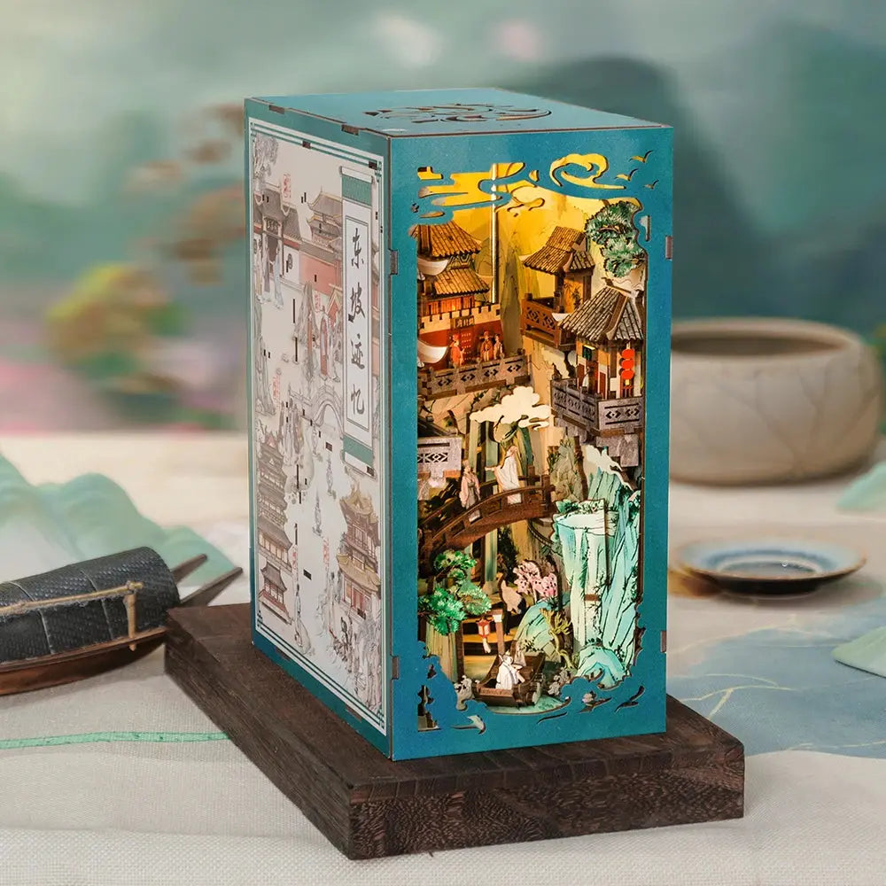 Antiquity Chinese Style Bookend - Model to assemble