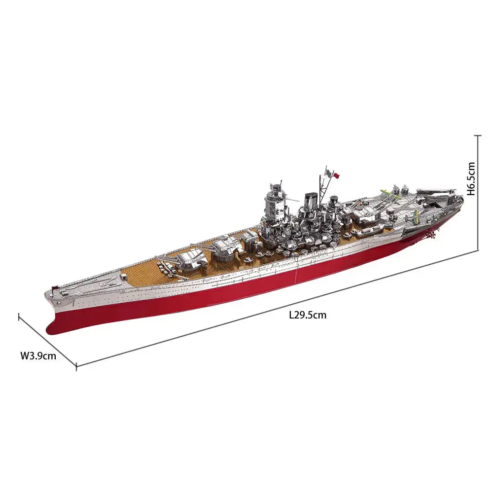 Battleship Yamato 3D Metal Model Kit