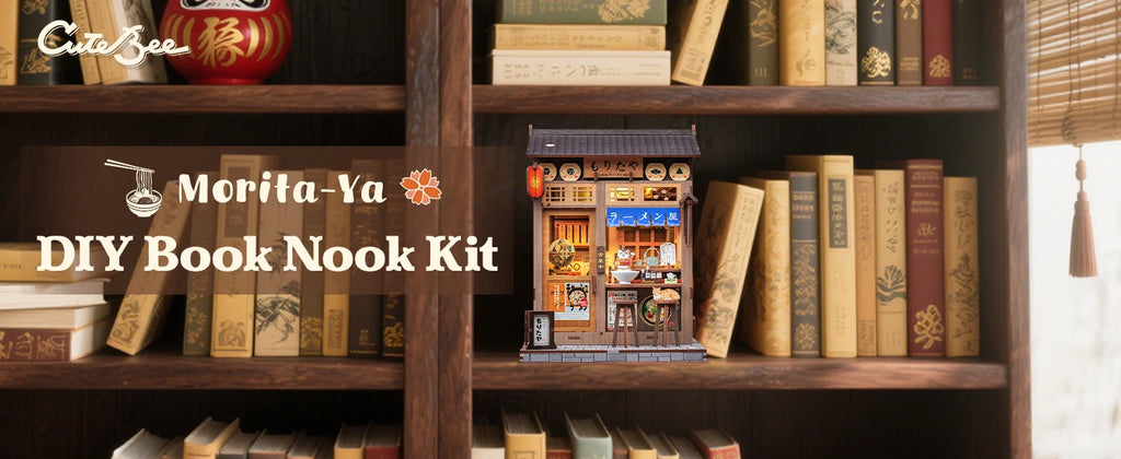 Japan Style Book Nook - Model to assemble