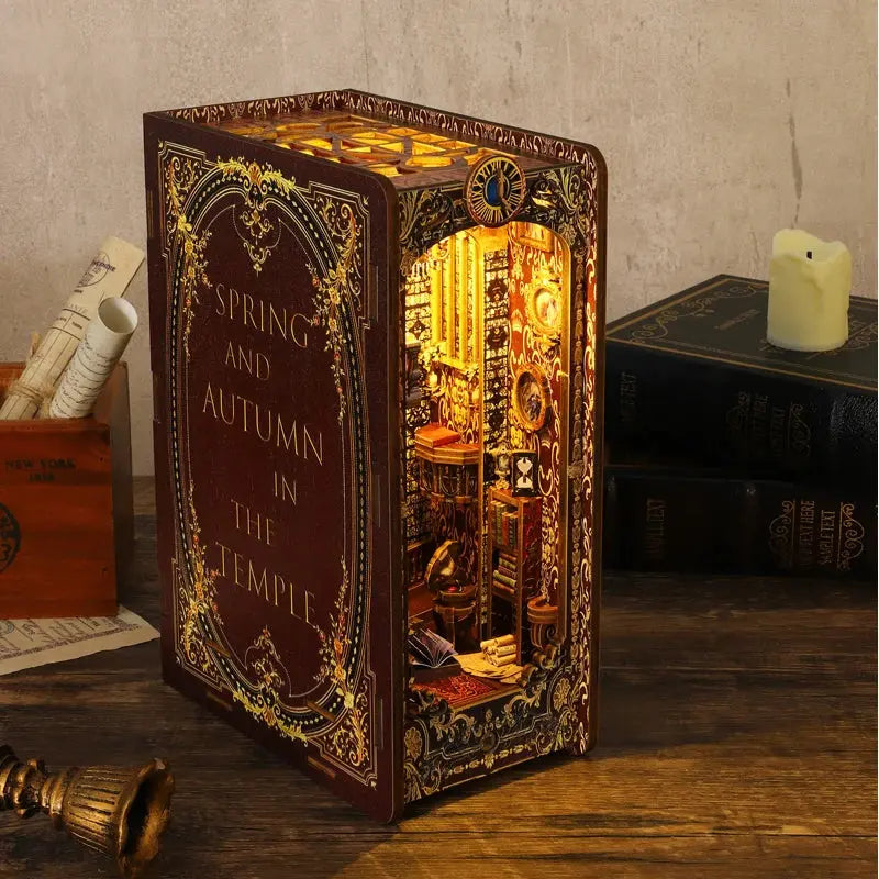 DIY bookend Kits With LED Light - Model to assemble