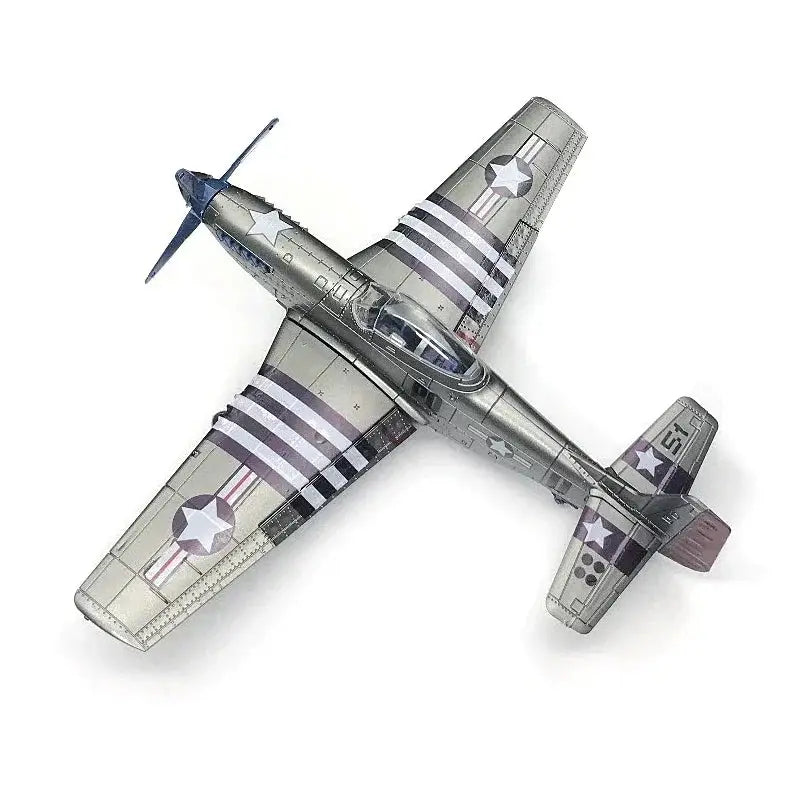 WWII P-51D Mustang Fighter Model Kit Model to assemble