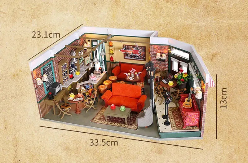 Joey‘s Apartment Doll House - Model to assemble