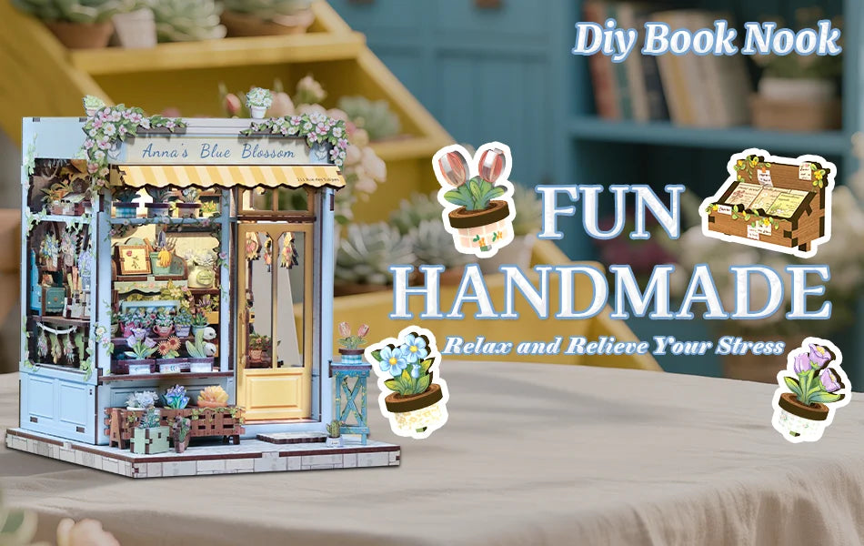 Japan Style Book Nook - Model to assemble