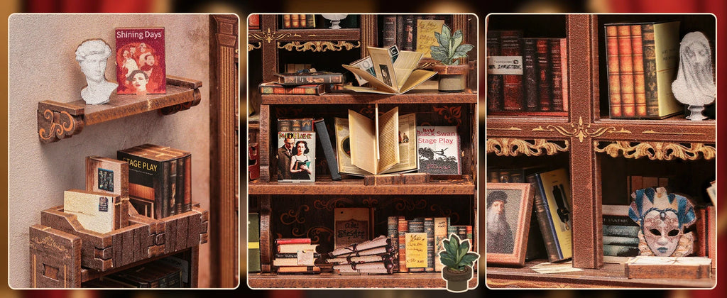 Japan Style Book Nook - Model to assemble