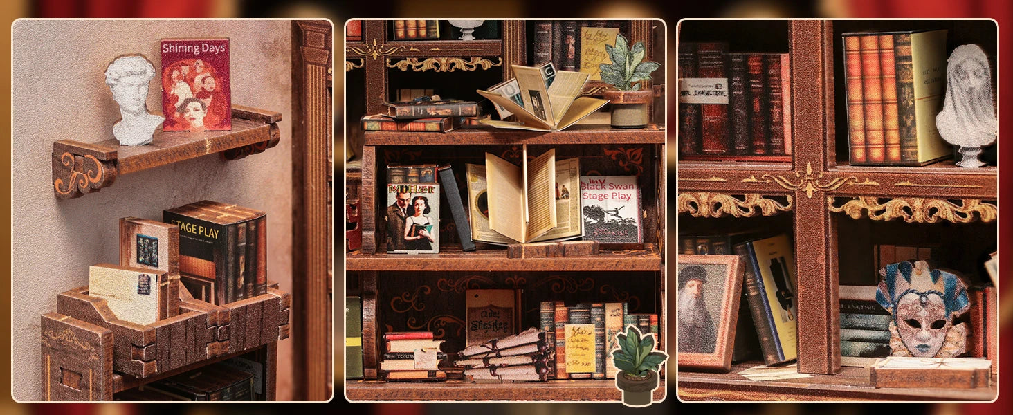 Japan Style Book Nook - Model to assemble