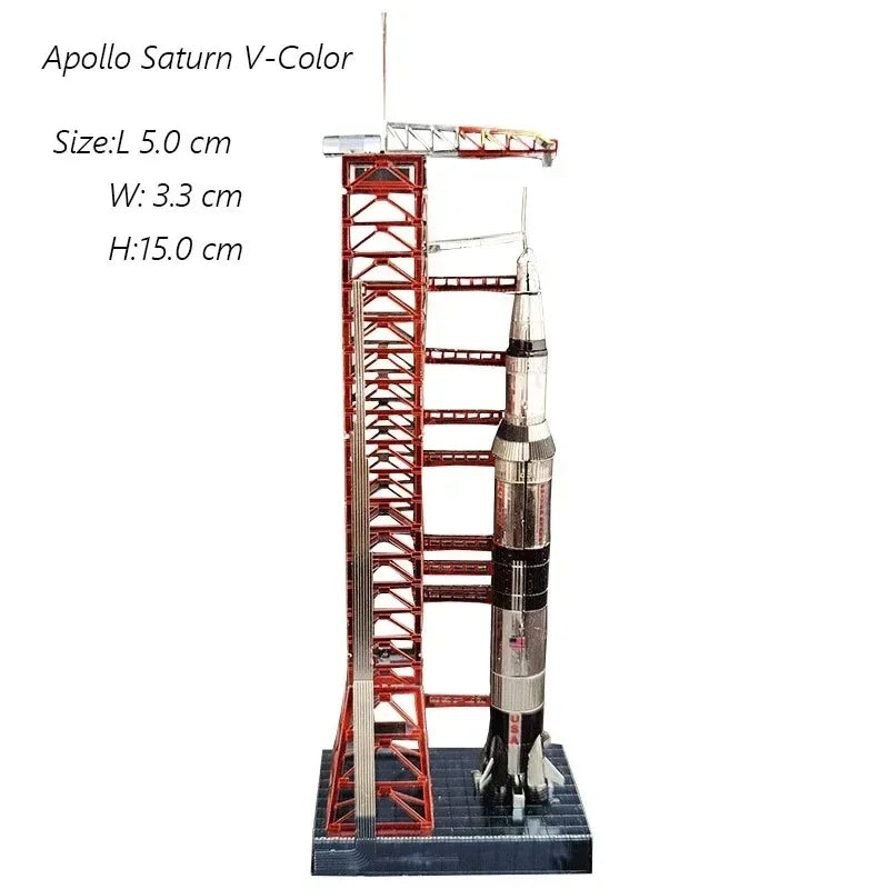 3D Metal Puzzle UFO DIY Handmade Space Exploration Spacecraft Assembly Model Jigsaw Puzzle Toys For Adult Kids Model to assemble