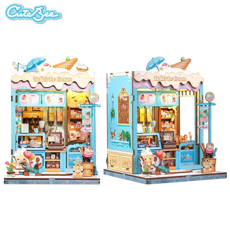 Japan Style Book Nook - Model to assemble