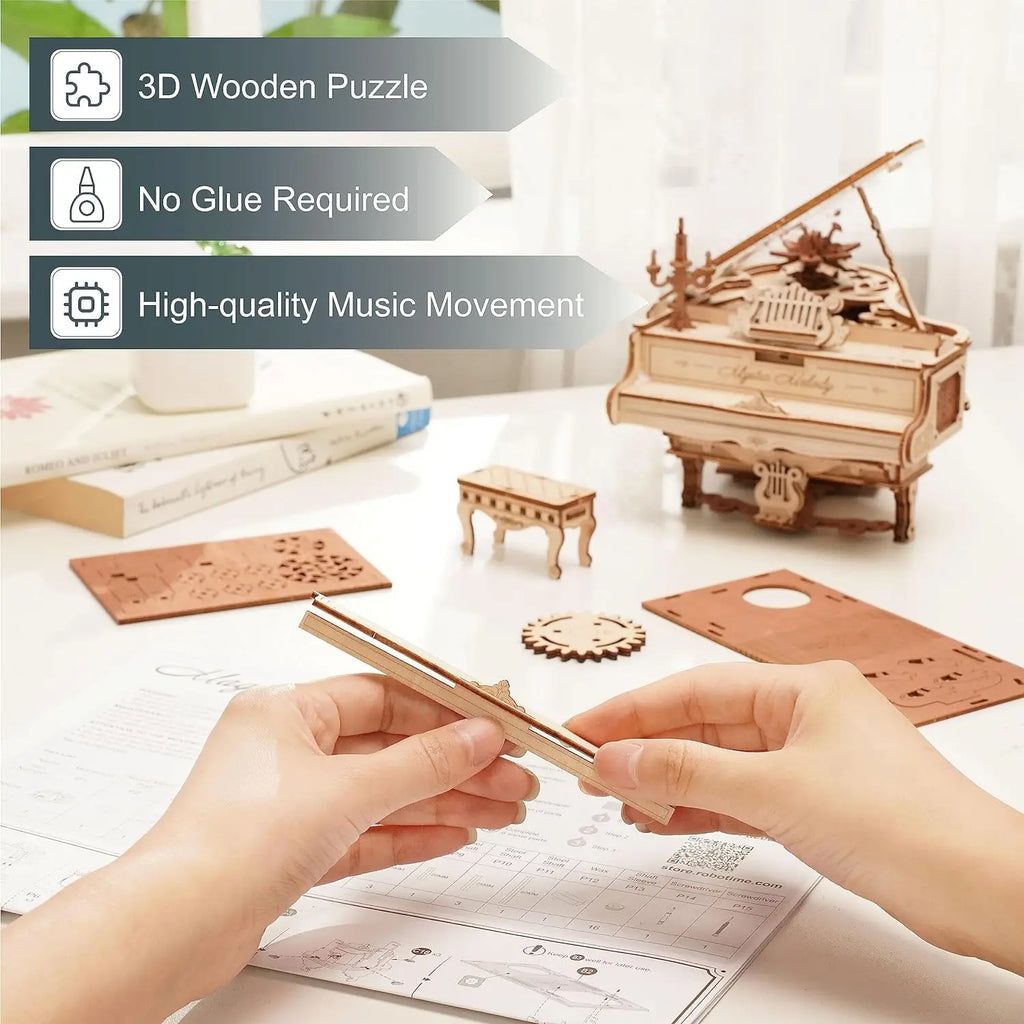 Magic Piano Mechanical Musical Instrument - Model to assemble