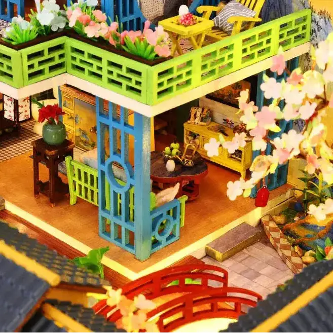 Traditional Chinese Villa DIY Dollhouse