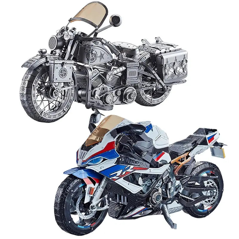 Metal Motorcycle 3D Kits DIY - Model to assemble