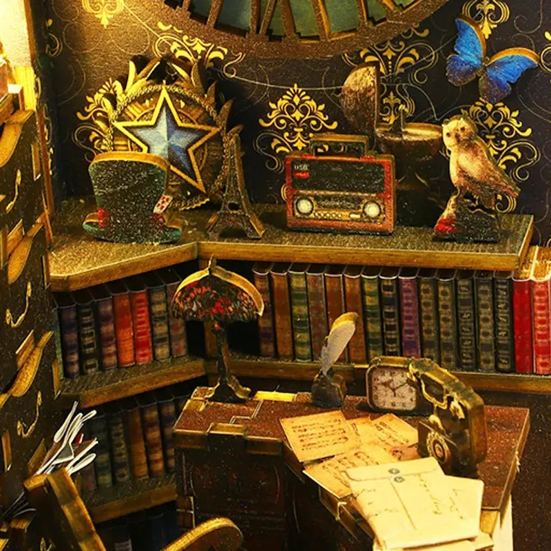 DIY bookend Kits With LED Light - Model to assemble