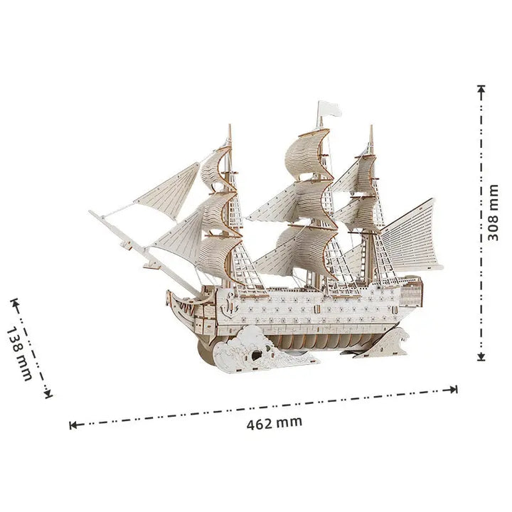 Warship HMS Victory Vessel British Classic Ship Sailboat Model to assemble