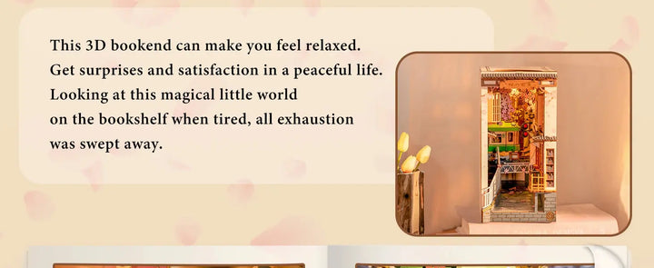 Doll House for Bookshelf - Model to assemble