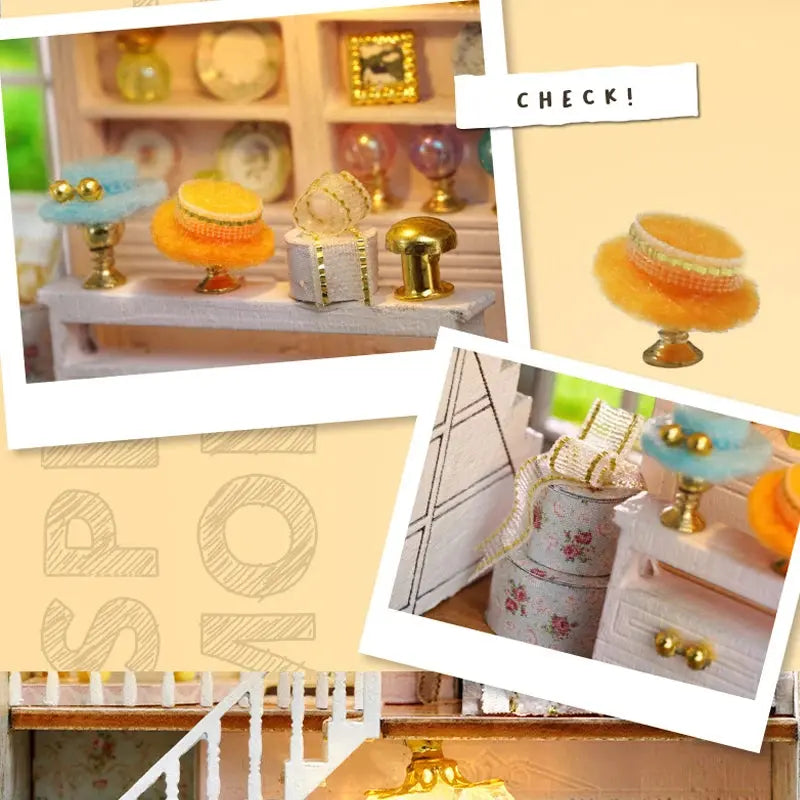 Magnificent Architectural miniature house - Model to assemble