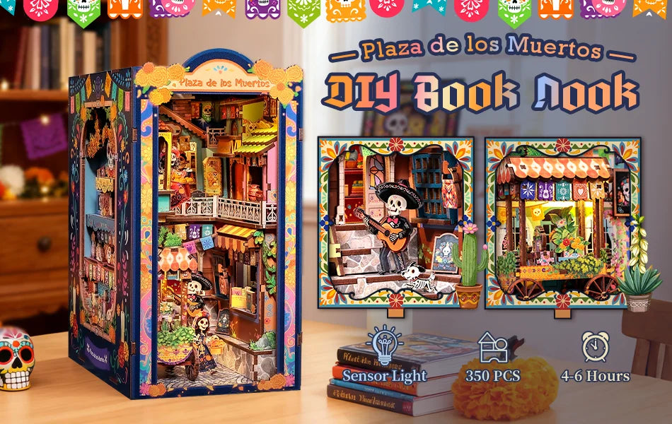 Plaza de los Muertos book nook - Model to assemble