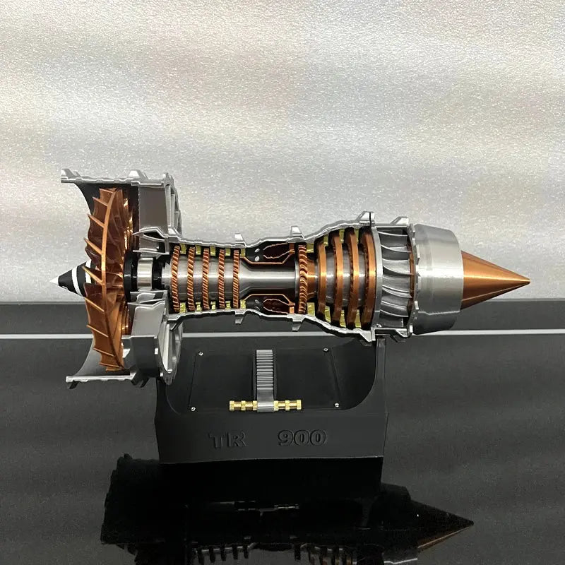 TR900 Turbofan Jet Engine Model Kit – 27cm DIY Electric Assembly Aviation Engine Toy - Model to assemble