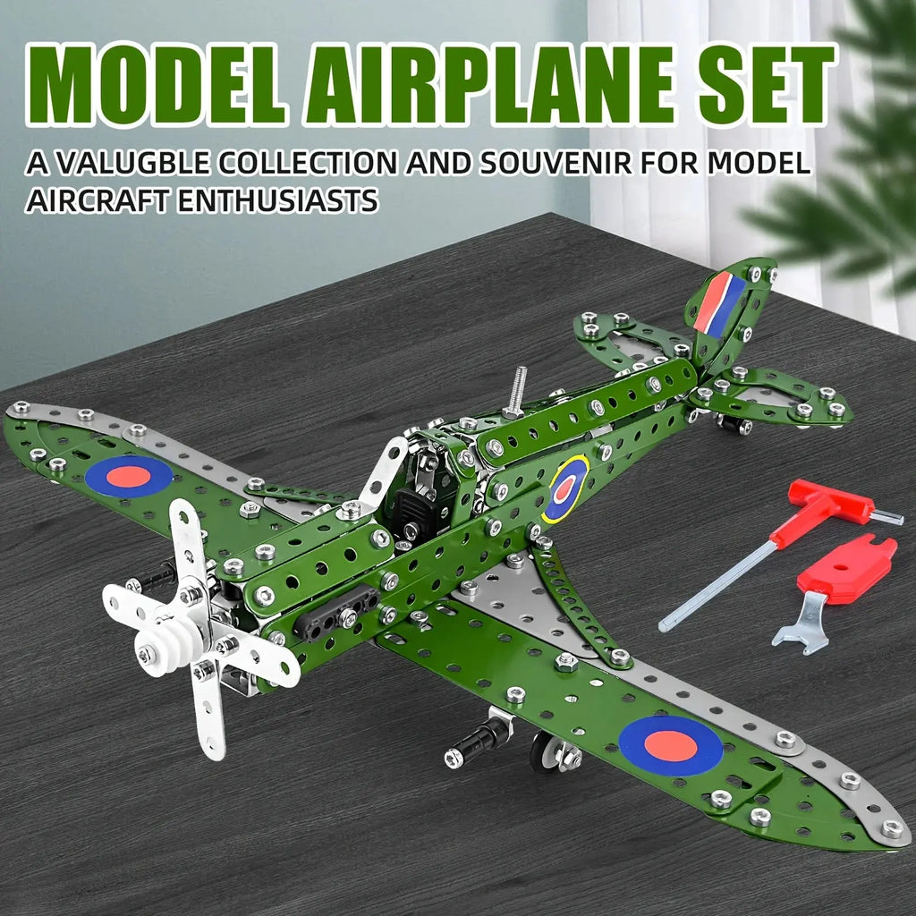 Metal Airplane Model Kit - Model to assemble